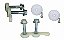 Kit Parafusos da Rodinha Lateral Com Bucha P/Bikes da Nathor - Imagem 1