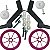 Suporte Apoio Lateral Aro 12 Para Bicicletas Nathor - Imagem 3