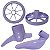 Kit Para Bicicleta Do aro 16 Nathor Rodinha Avulsa Para-Lamas - Imagem 9
