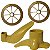 Kit Para Bicicleta Do aro 16 Nathor Rodinha Avulsa Para-Lamas - Imagem 13