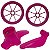 Kit Para Bicicleta Do aro 16 Nathor Rodinha Avulsa Para-Lamas - Imagem 12