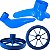 Kit Para Bicicleta Do aro 16 Nathor Rodinha Avulsa Para-Lamas - Imagem 3