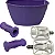 Kit Cestinha Pedal Manopla Para Bicicleta do Aro 12 Infantil - Imagem 7