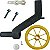 Suporte Lateral (APENAS UM LADO) Para Bicicletas do Aro 12 - Imagem 12