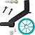 Suporte Lateral (APENAS UM LADO) Para Bicicletas do Aro 12 - Imagem 11