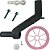 Suporte Lateral (APENAS UM LADO) Para Bicicletas do Aro 12 - Imagem 5