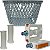 Kit Cestinha Aro 16 - 20 Manopla E Pedal P/Bicicletas Nathor - Imagem 12
