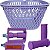 Kit Cestinha Aro 16 - 20 Manopla E Pedal P/Bicicletas Nathor - Imagem 9