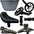 Kit Suporte Lateral Cestinha Banco Bike Do Aro 12 Nathor - Imagem 4