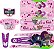 kit Pedal Adesivo Punho para Bicicletas do aro 12 Nathor COR: ROSA ESCURO - Imagem 8