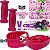 kit Pedal Adesivo Punho para Bicicletas do aro 12 Nathor COR: ROSA ESCURO - Imagem 1