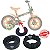 Kit Reparo Bicicleta Arco Iris Track Aro 12 Buchas Central Suporte de Cesta - Imagem 7