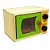 Micro-ondas de Madeira | NewArt Toys | 461 - Imagem 1