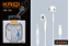 Fones de ouvido estéreo Kaidi KD-730 Lightning - Imagem 1