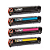 Kit 4 Toner Compatível HP CB540A | CB541A | CB542A | 543A | 540A Ollix - Imagem 2