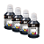 Kit Tinta Compatível Canon GI-10 4 Un. Preto BK | GL10 | Gi10 | 6010 | 7010 | Star Ink 140ml - Imagem 1