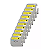 Kit Fita Rotuladora Mk-631/Mk631  Compatível Brother Amarelo/Preto 10 Unidades - Imagem 2