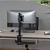 Suporte Monitor CS10 17pol a 32pol preto - vesa 75x75 / 100x100 - Clanm - Imagem 2