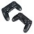 Kit com 2 Controles Playstation 4 Dualshock Sem Fio | PS4 | Play 4 | Preto | Vinik - Imagem 2