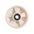 RODA DIRECIONAL P/ PALETEIRA MANUAL (160X50MM) - COM ROLAMENTO - Imagem 1