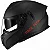 Capacete Race Tech Signal Monocolor - Preto Fosco (Articulado) Tam: 56 - Imagem 1