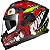 Capacete Race Tech Volt Croc - Vermelho/Amarelo Tam: 58 - Imagem 1