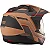 Capacete X11 Crossover Desert Areia/Vermelho Tam: 60 - Imagem 2