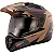 Capacete X11 Crossover Desert Areia/Vermelho Tam: 60 - Imagem 1
