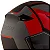 Capacete X11 Trust Pro Transit - Cinza/Vermelho Fosco Tam: 62 - Imagem 2