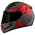 Capacete X11 Trust Pro Transit - Cinza/Vermelho Fosco Tam: 62 - Imagem 1