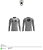 CAMISETA MANGA LONGA COM ESTAMPA DIGITAL FRENTE E COSTAS. - Imagem 3
