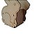 Caixa Formato Coelho mdf 16cm - Imagem 2