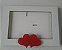 Porta Retrato  2 Corações Amor  Mdf Branco - Imagem 2