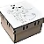 Caixa 8x8 Noivinhos  Mdf Branco - Imagem 1