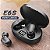 E6S Cor Preta Fones De Ouvido Sem Fio TWS Bluetooth Com Microfone Estéreo Som Cancelamento Ruído LED Display Digital Fon - Imagem 1