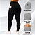 Kit 2 Calça Legging Feminino Bolso lateral Feminina Suplex Cós Largo Academia Fitness Crossfit Verão 2026 - Imagem 7