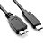 Cabo HD Externo USB 3.1 Type-C macho  p/ USB 3.0 micro B macho - Imagem 1