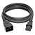 Cabo de Força IEC60320 C13 x C20 fio 3x2,08mm  20A 3,00 metros - Imagem 2