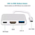 Adaptador Extensor Hdmi 4k Tipo C 3 Em 1 Usb 3.0 Pd - Imagem 3
