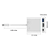 Adaptador Extensor Hdmi 4k Tipo C 3 Em 1 Usb 3.0 Pd - Imagem 4