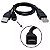 Cabo Para Hd Externo 2.0 Y Usb X Mini Usb 5 Pinos V3 - Imagem 2
