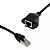 Cabo Extensor cat6 Rj45 Macho E Femea - 50CM - Imagem 1
