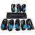 Switch Kvm 8 Portas HDMI/USB 3840x2160 4k Fuhd Com Cabos - Imagem 6