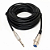 Cabo Microfone XLR Femea Para P10 - 5 Metros Profisssional - Imagem 1