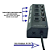 Hub USB 2.0 4 Porta Com Led - Preto - Imagem 4