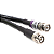 Cabo Sdi 6g 4k Preto Bnc 1 mt Profissional Conexão partner - Imagem 1