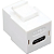 Plugue Usb-c Type-c Branco Keystone Para Painel Branco - Imagem 1