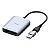 Adaptador Usb/type-c Para Dual Hdmi Telas Indiv + Usb 3.0 - Imagem 2