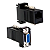 Adaptador Extensor Vga Femea Para Rj45 Femea 30 Metros - Imagem 2