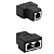 Divisor Emenda Rede Rj45 Fêmea 2 Entradas 1 Saída - Imagem 1